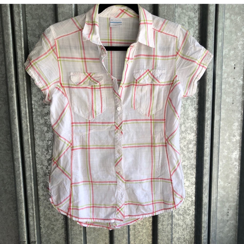 10/$30🛍 Columbia Button Down Blouse Sz M